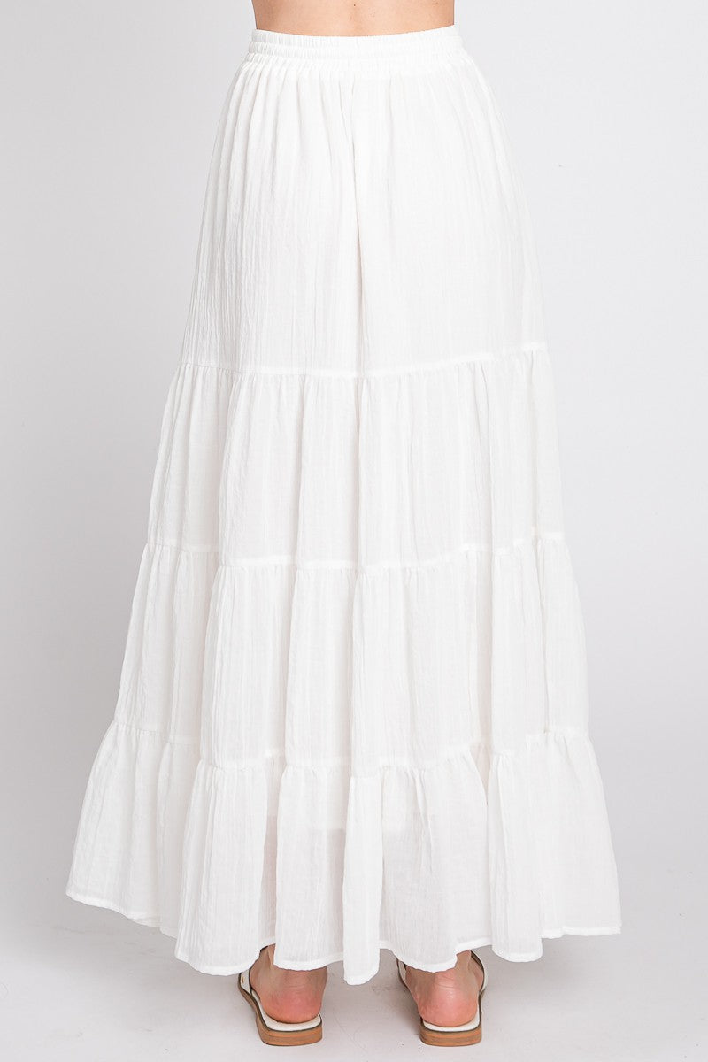 Ivory Dreams Maxi Skirt