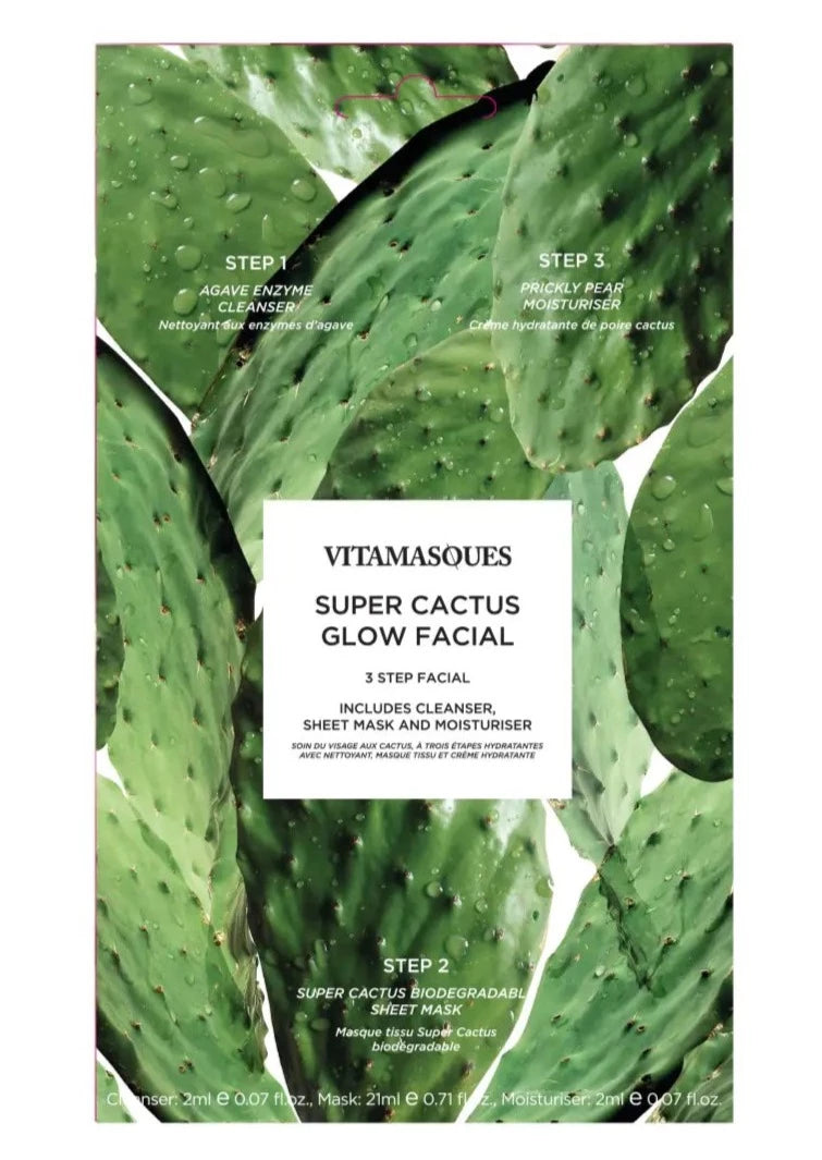 Vitamasques Super Cactus 3 Step Facial