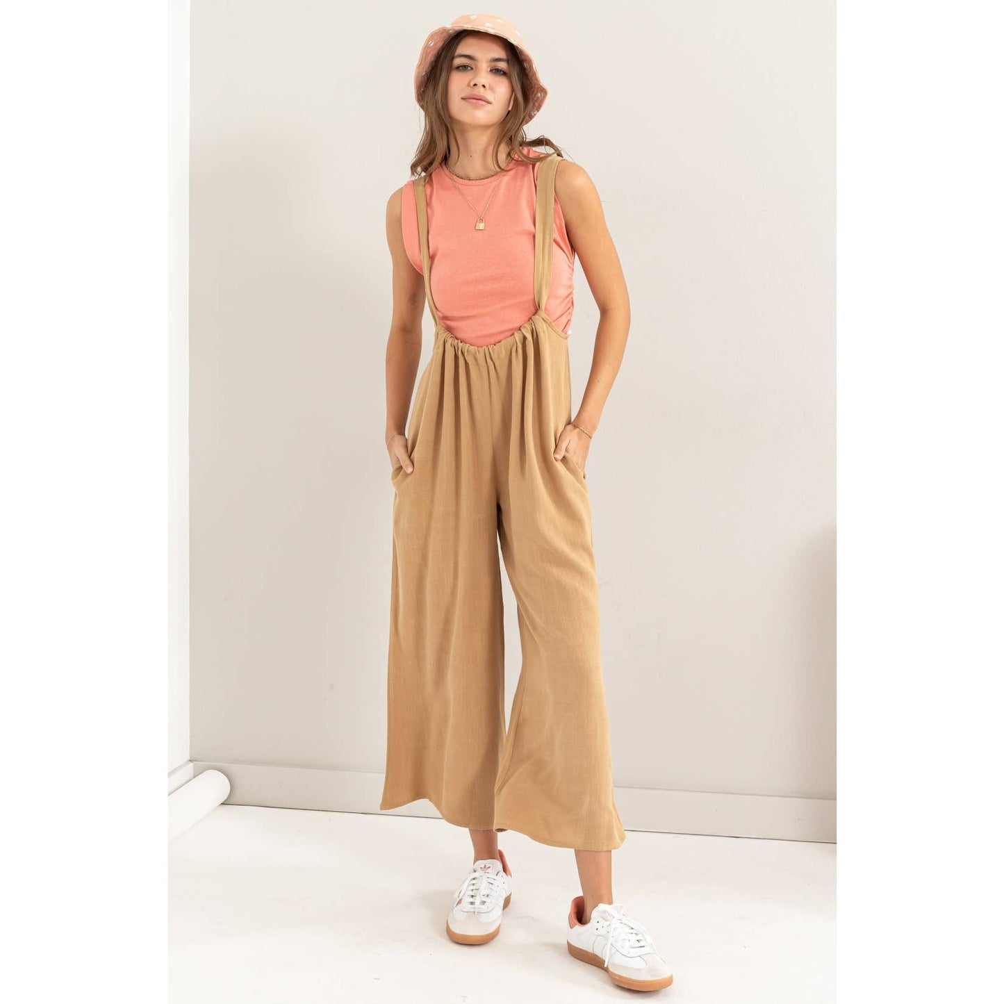 Too Sweet Linen Jumpsuit