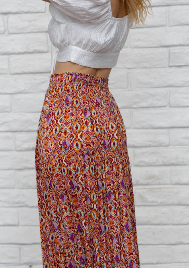 It’s All a Mirage Tiered Maxi Skirt