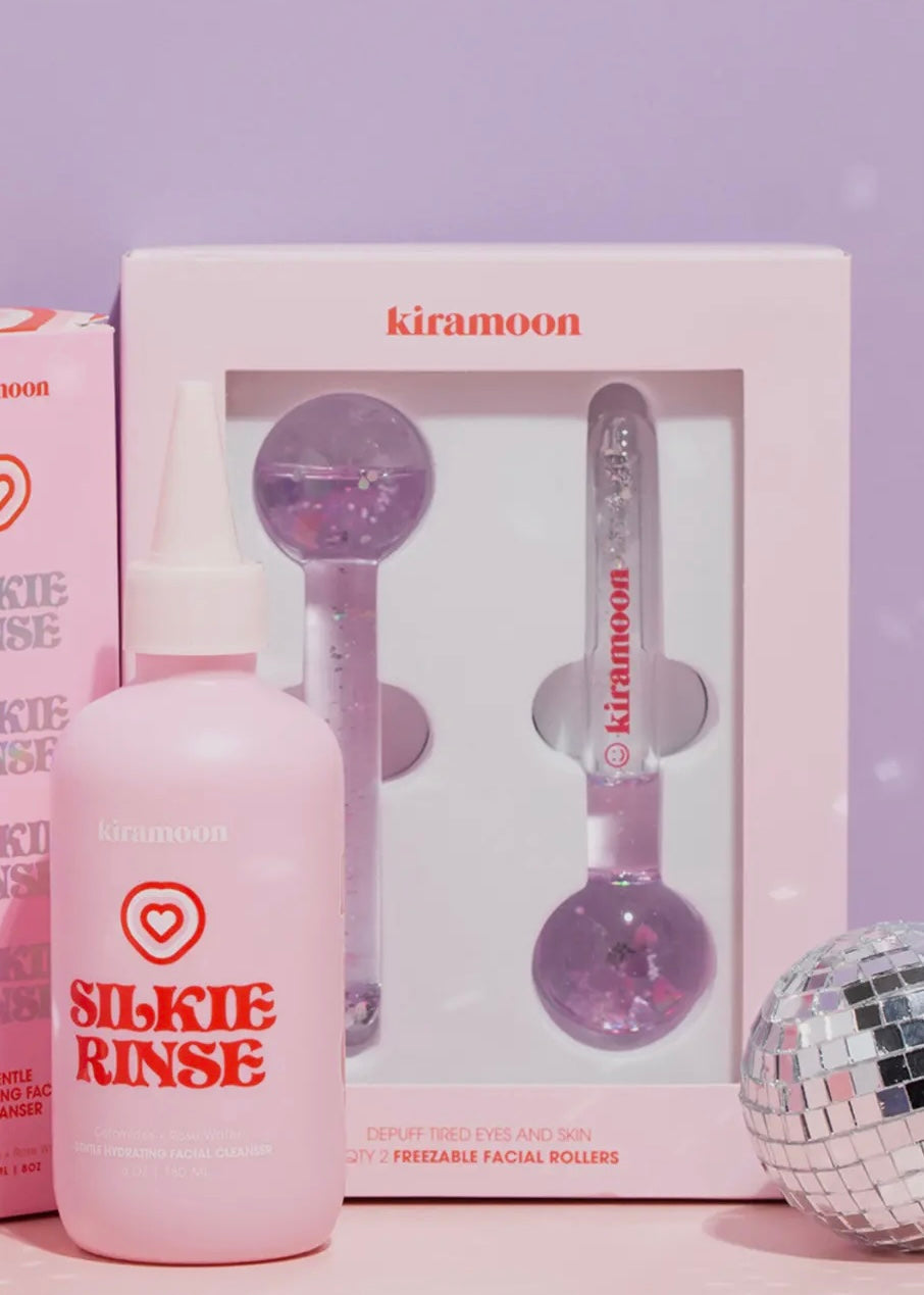 Kiramoon Moon Globes Glittery Facial Ice Rollers