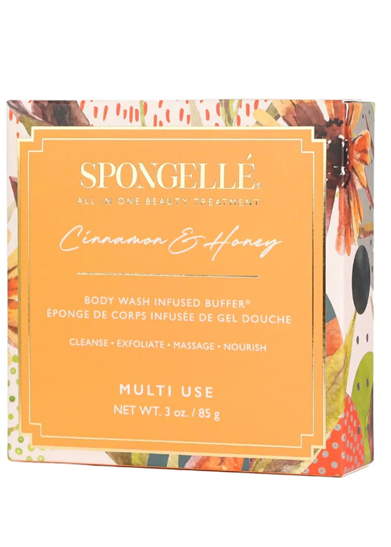 Spongellé Cinnamon & Honey Body Wash Infused Buffer