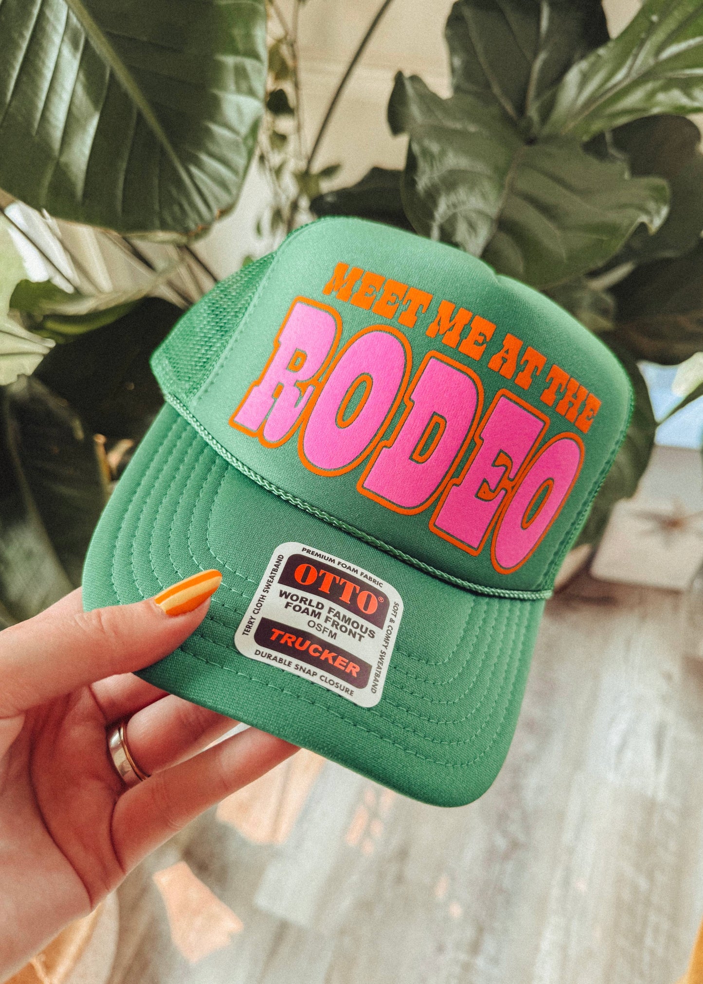 Meet Me At The Rodeo, Western Trucker Hat
