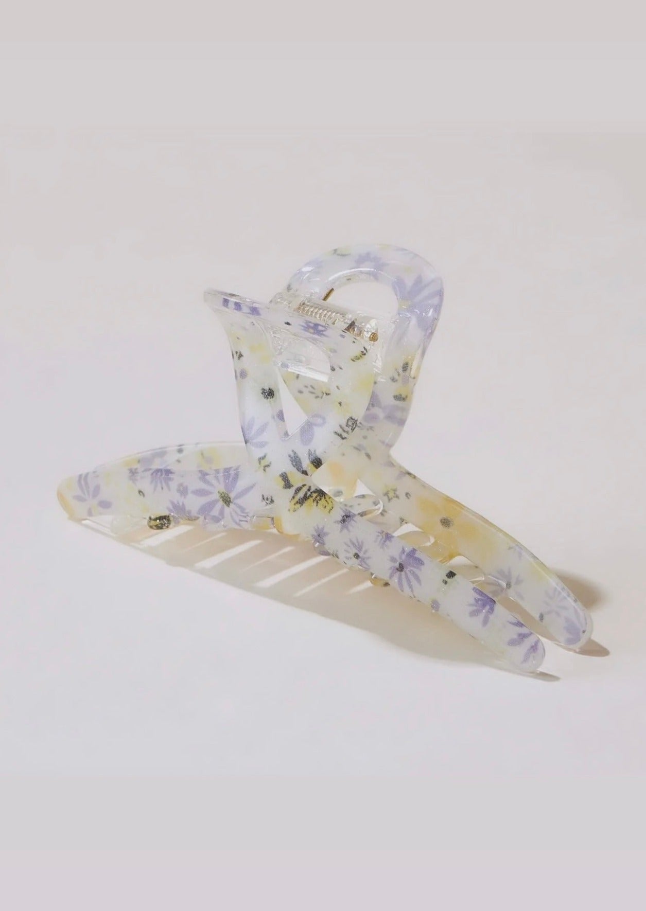 Delicate Flower Clip Pastel Hair Claws