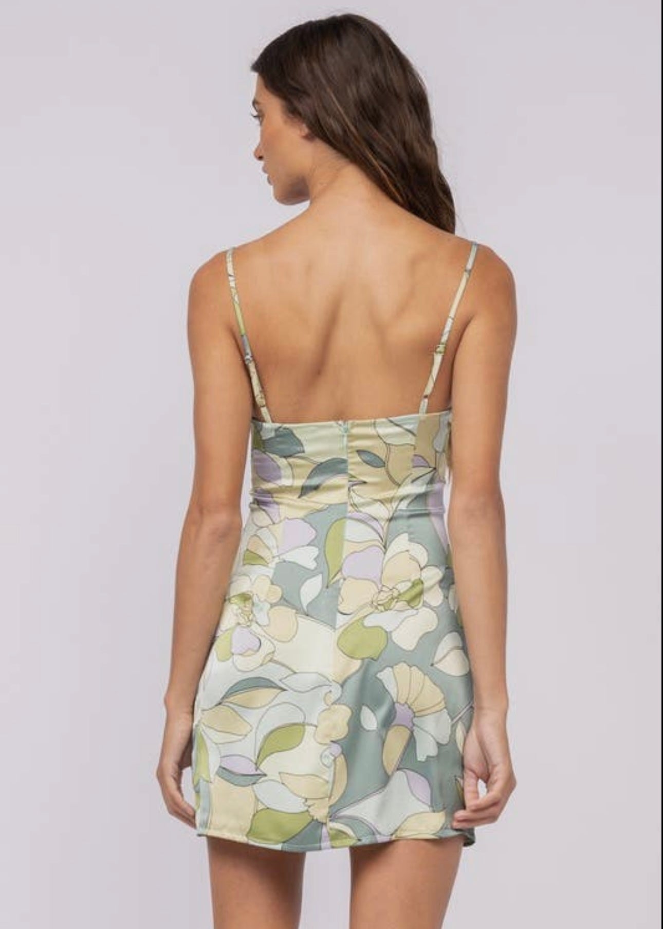 Boogie Nights Floral Corset Mini-Dress