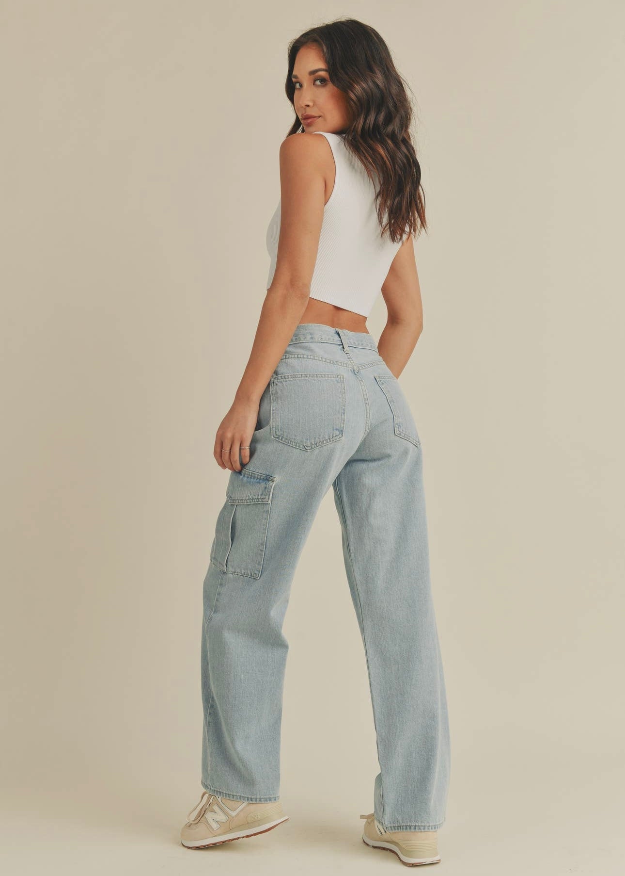 Baby Girl Cargo Jeans