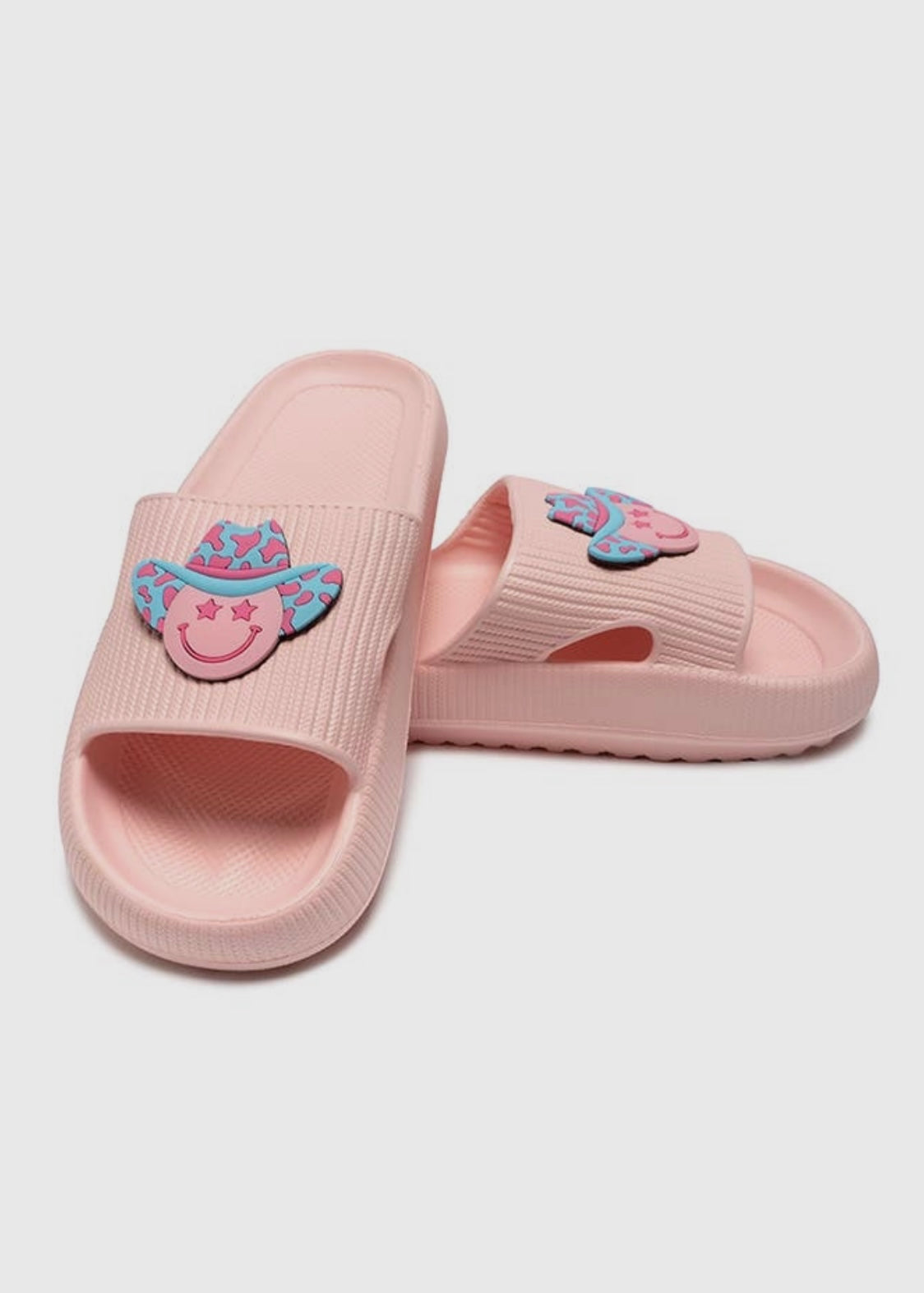 Pool Howdy Rodeo Cowgirl Smiley Face Slides