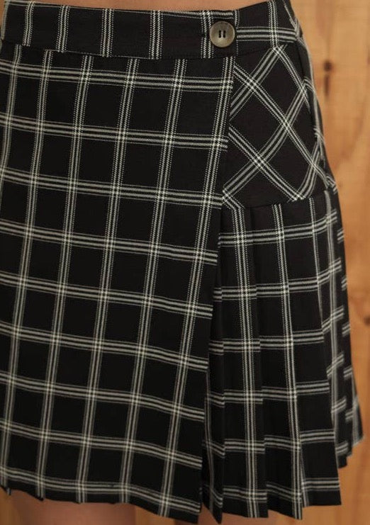 Sorry Not Cher-ing Pleated Skirt