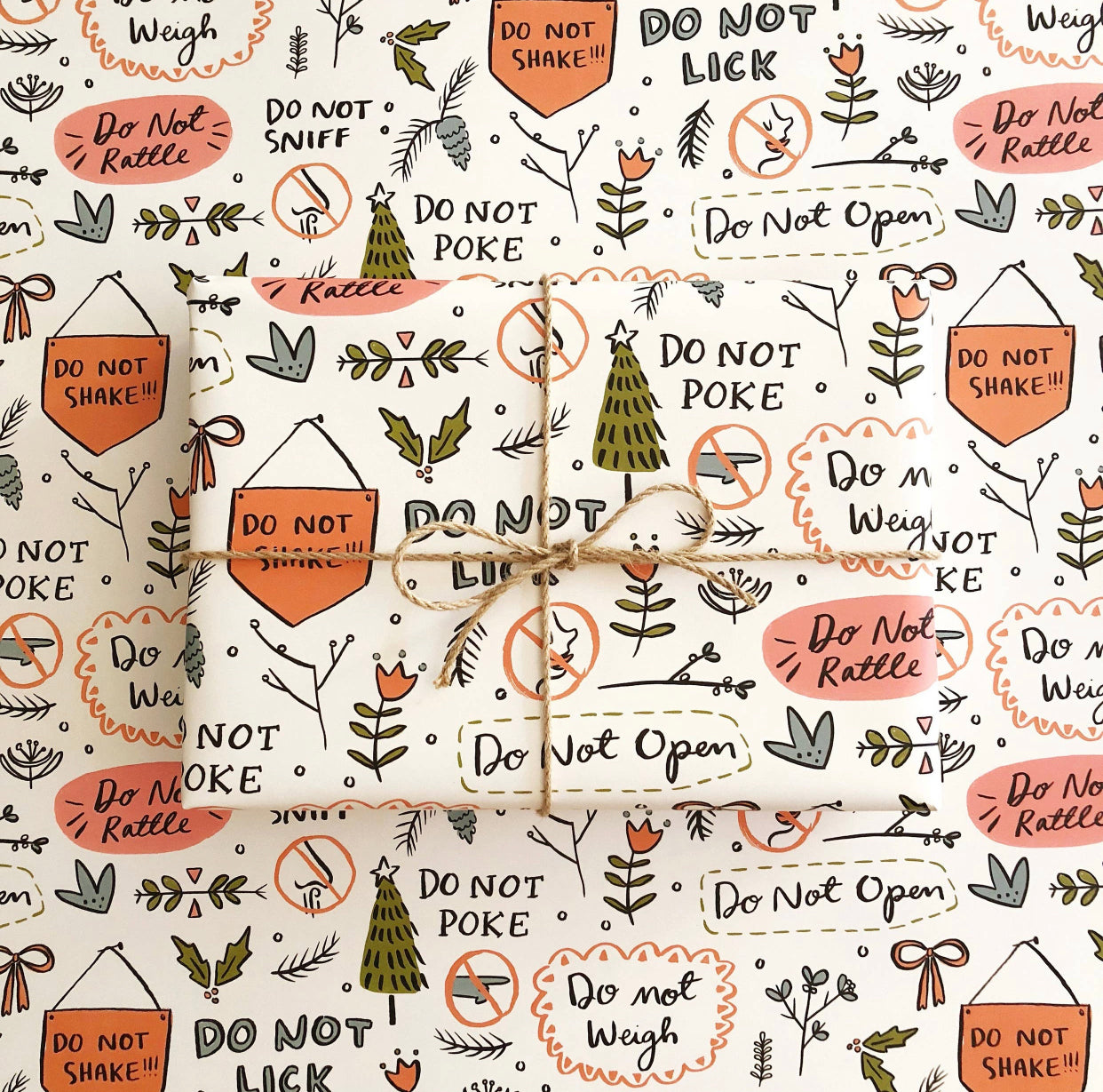Wrapping Paper - Do Not Open