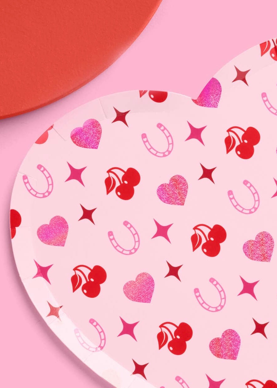 Lucky In Love Bachelorette & Bridal Party 9" Plates