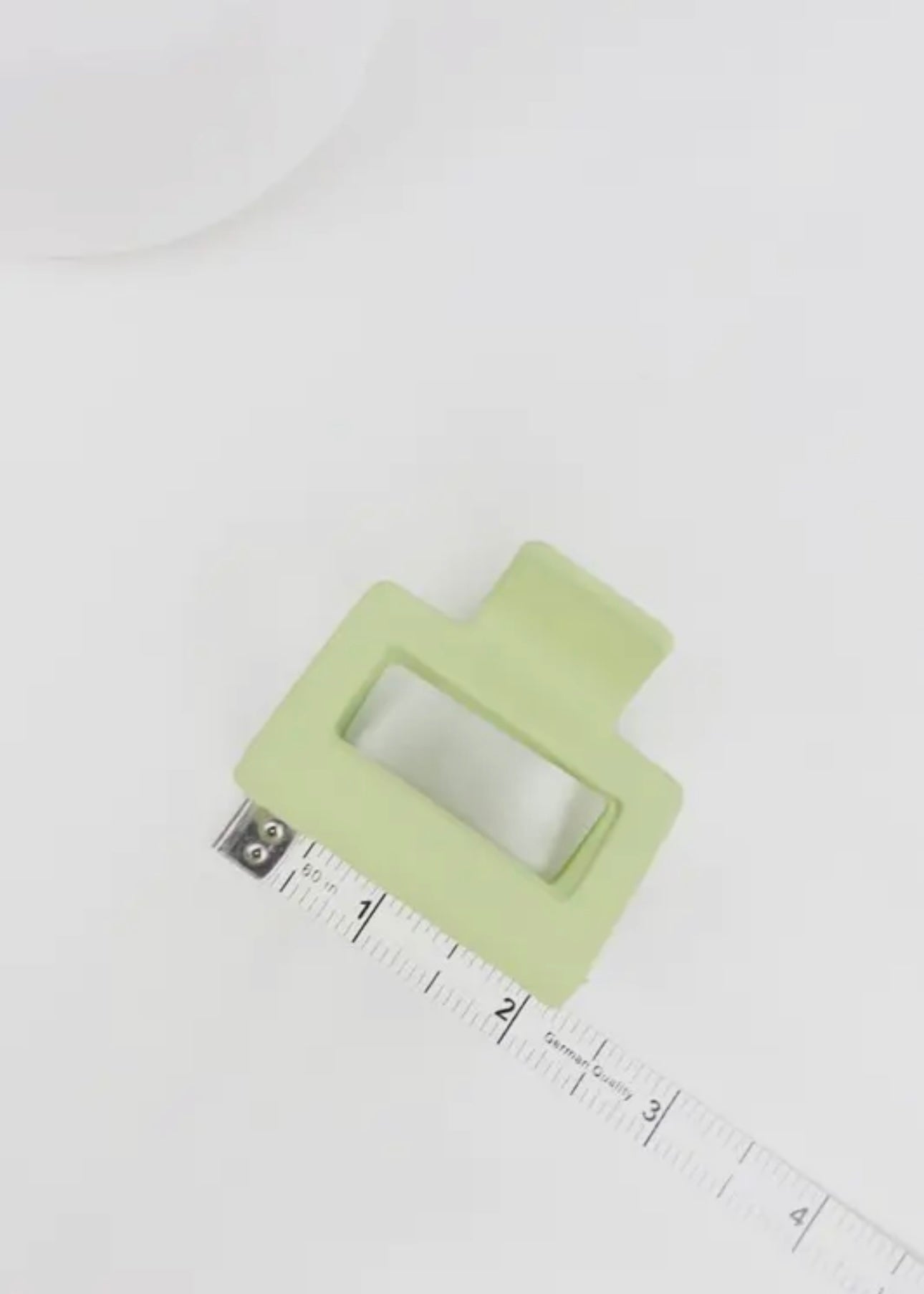 Matte Rectangle Cutout Hair Claws