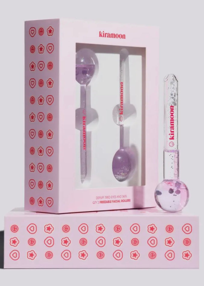 Kiramoon Moon Globes Glittery Facial Ice Rollers