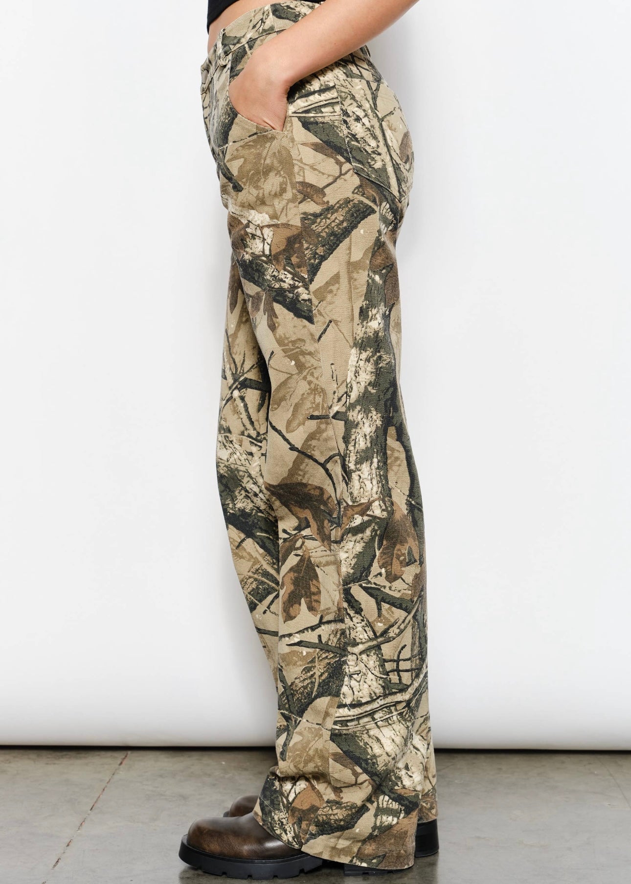 Seek Me Out Twill Camo Pants