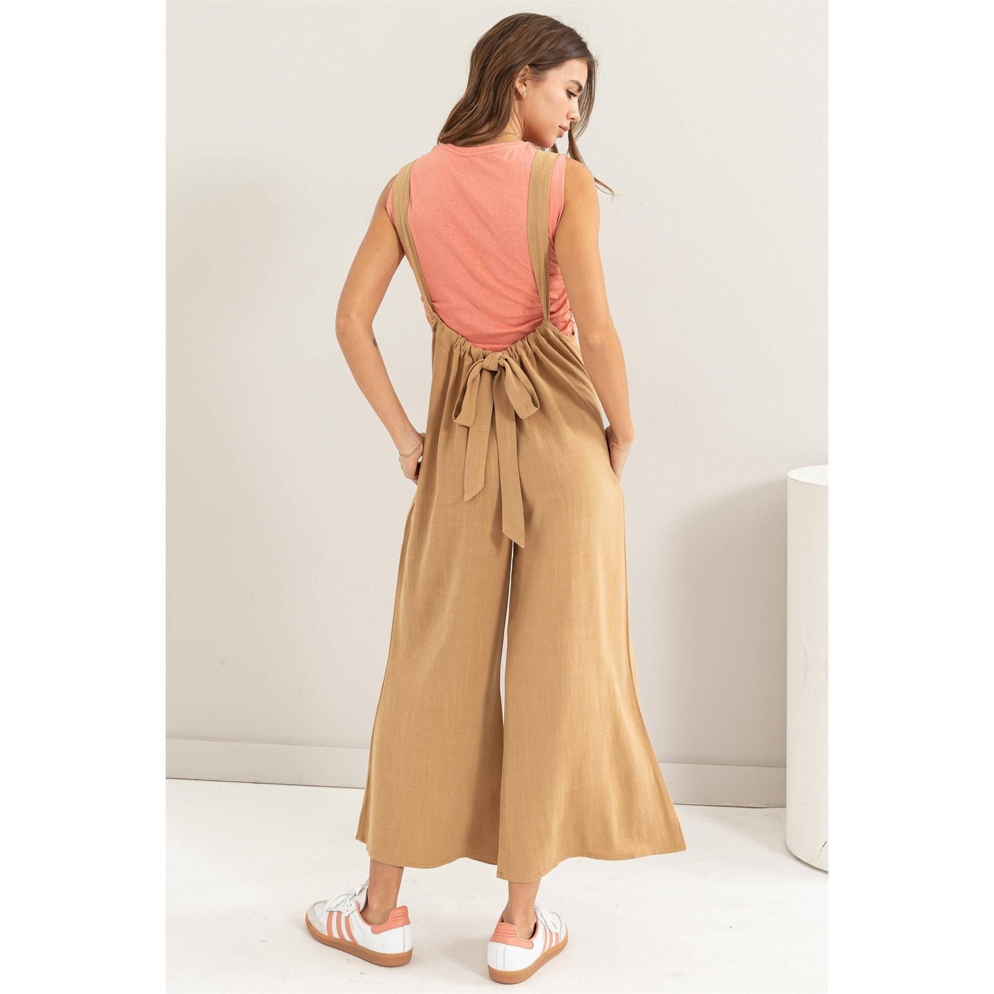 Too Sweet Linen Jumpsuit