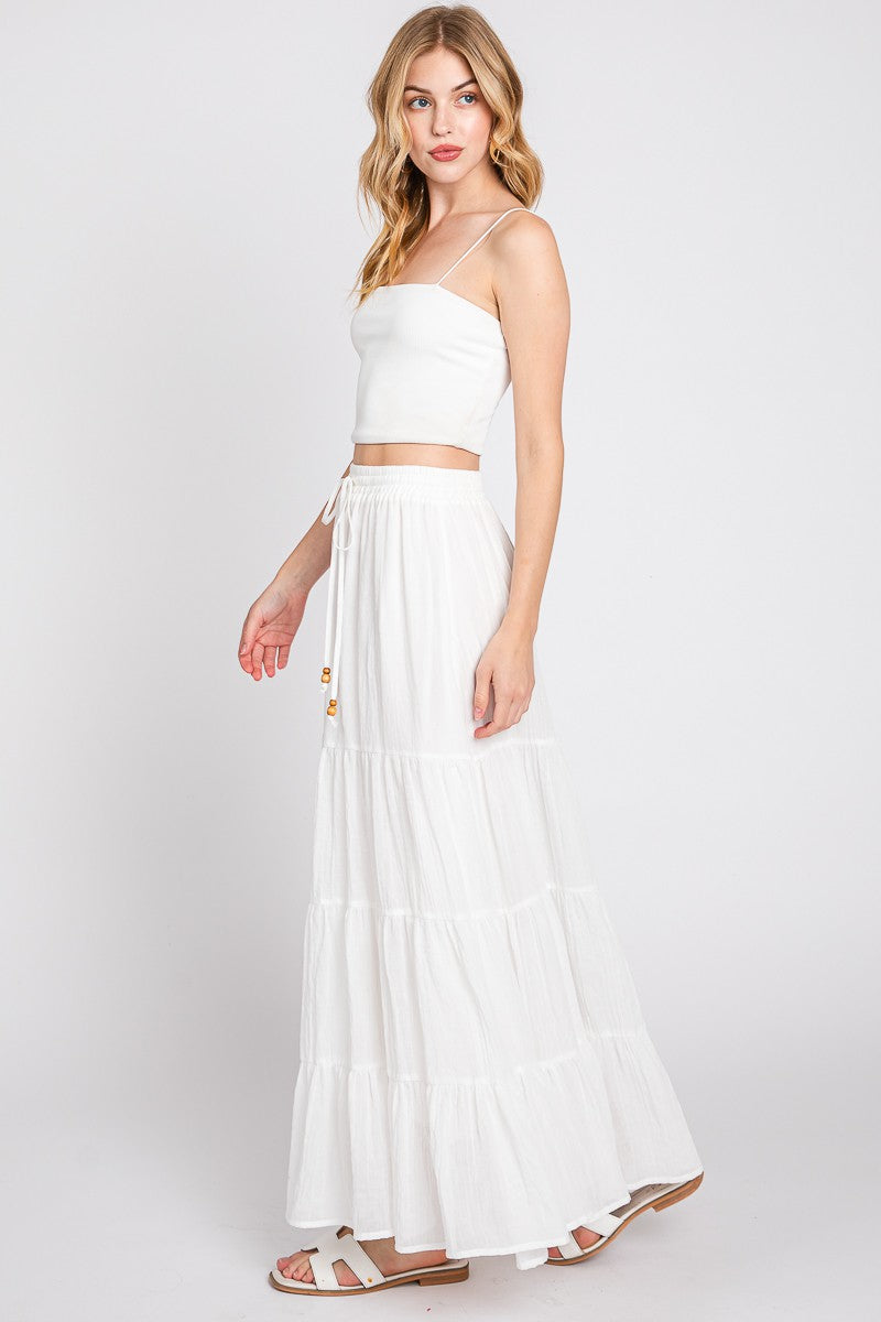 Ivory Dreams Maxi Skirt
