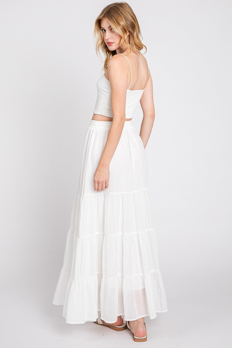 Ivory Dreams Maxi Skirt