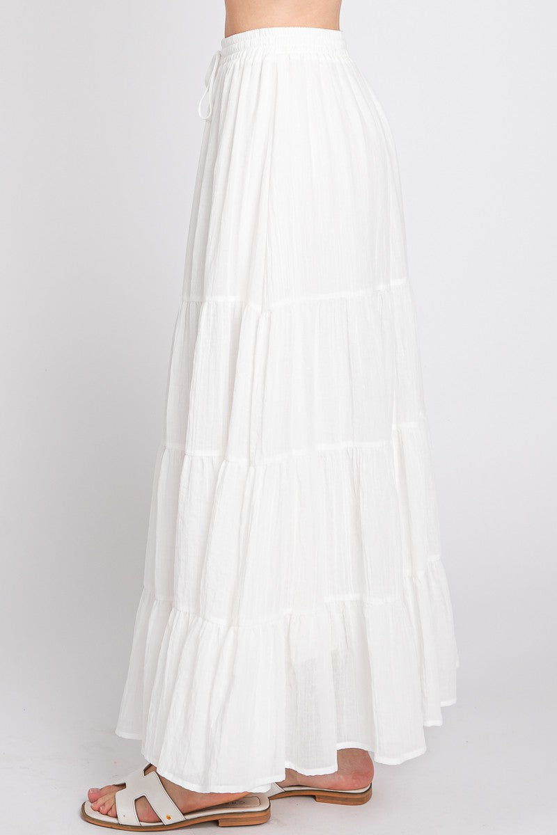 Ivory Dreams Maxi Skirt