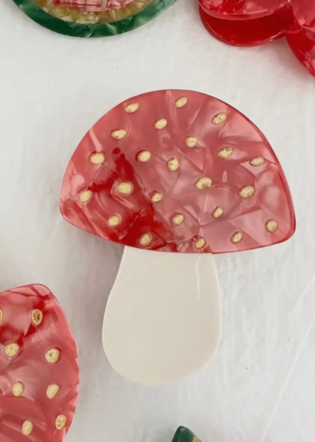 Fruity Delight Acrylic Hair Claw Clips