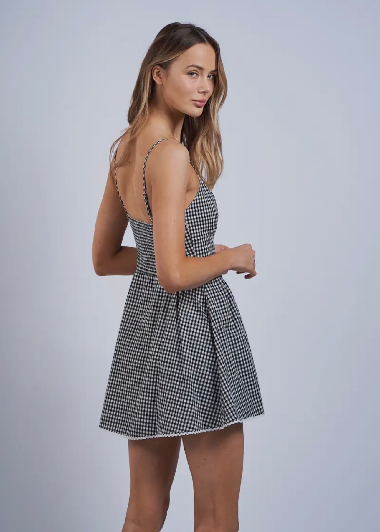 Oh My Darling Gingham Mini Dress