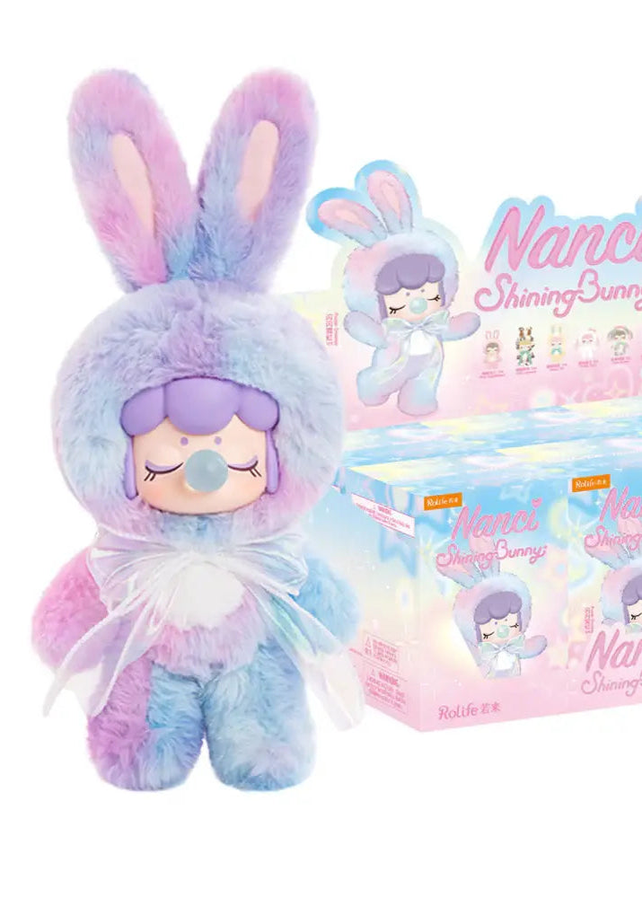 Nanci Shining Bunny Plush Blind Box – Pastel Kawaii Collectible Doll by Rolife