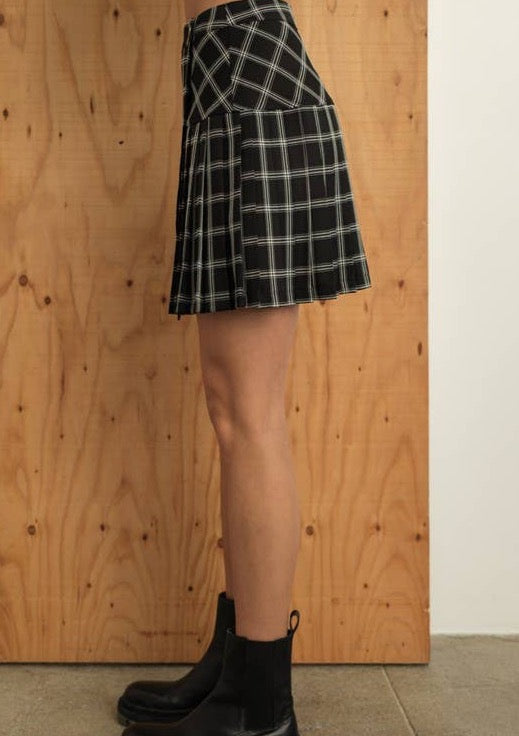 Sorry Not Cher-ing Pleated Skirt