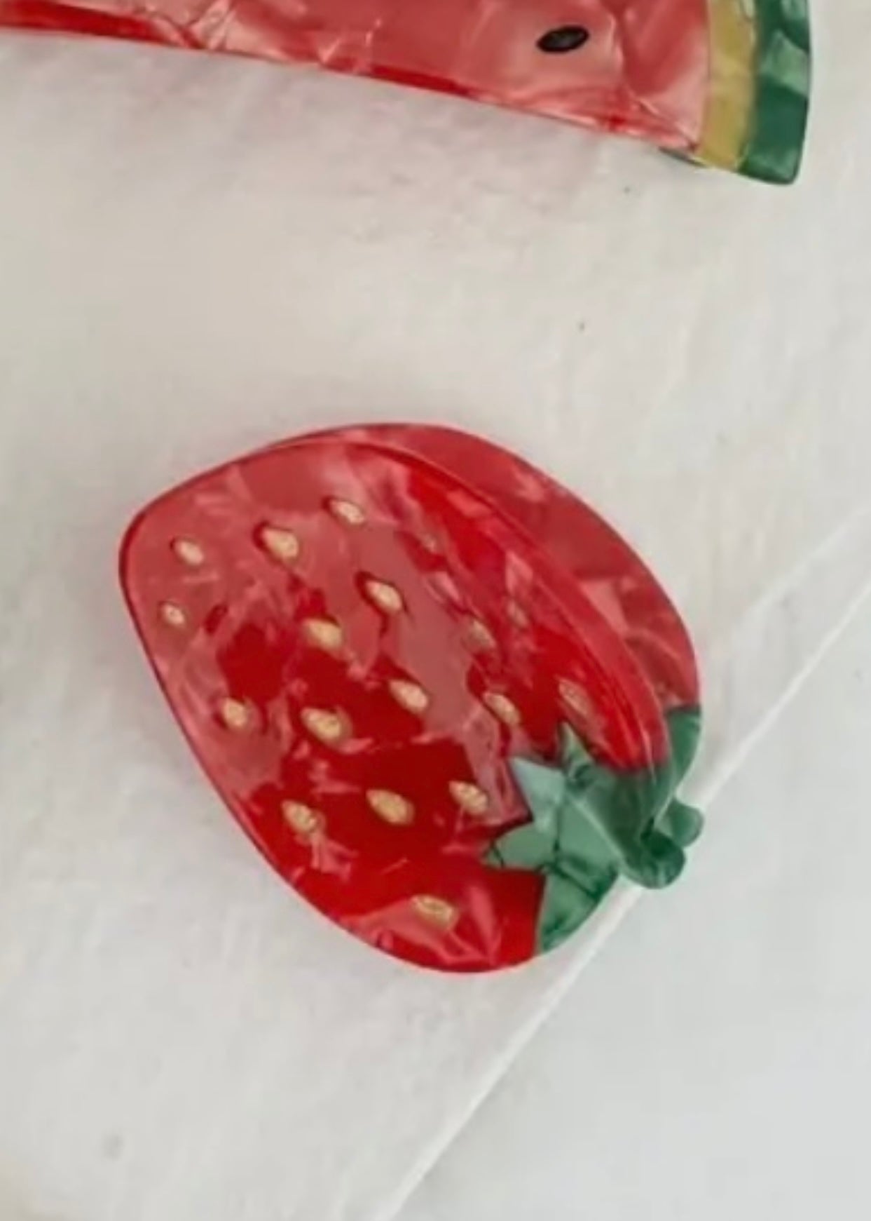 Fruity Delight Acrylic Hair Claw Clips