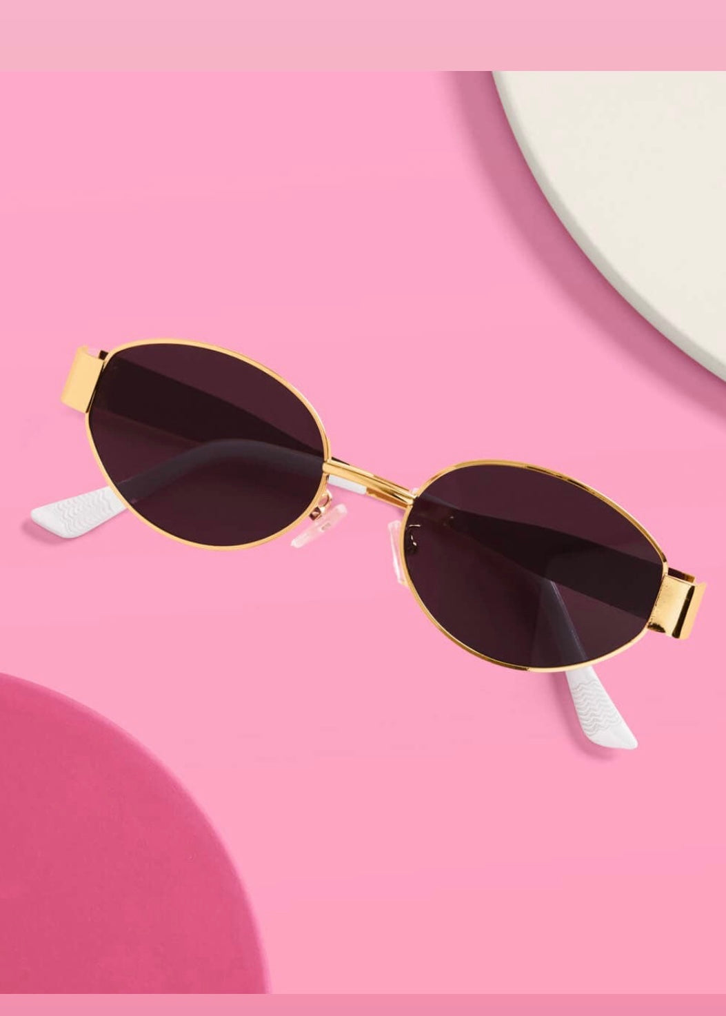 Golden Bride & Bachelorette Pearl Embossed Sunnies