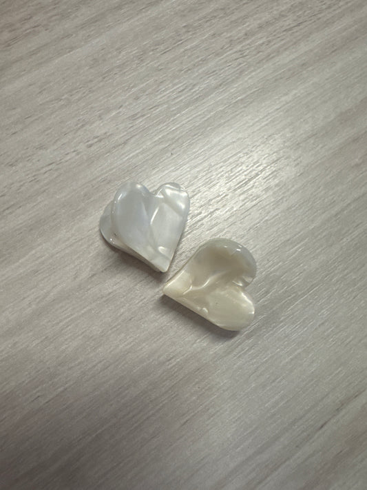 Mini Heart Claw Clips