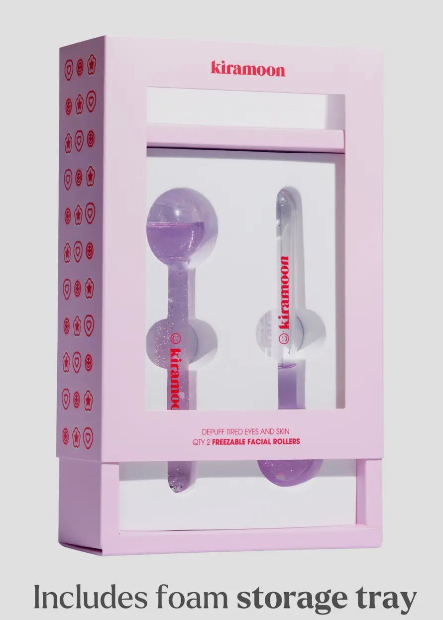 Kiramoon Moon Globes Glittery Facial Ice Rollers