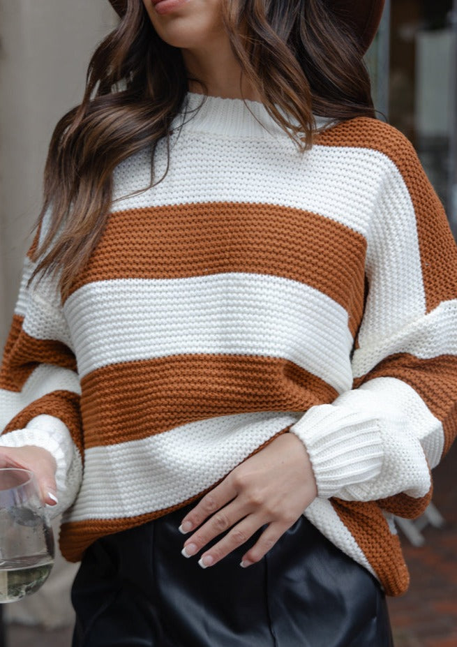 Lil’ Bit Coco Oversized Knit Sweater