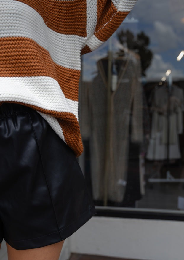 Lil’ Bit Coco Oversized Knit Sweater