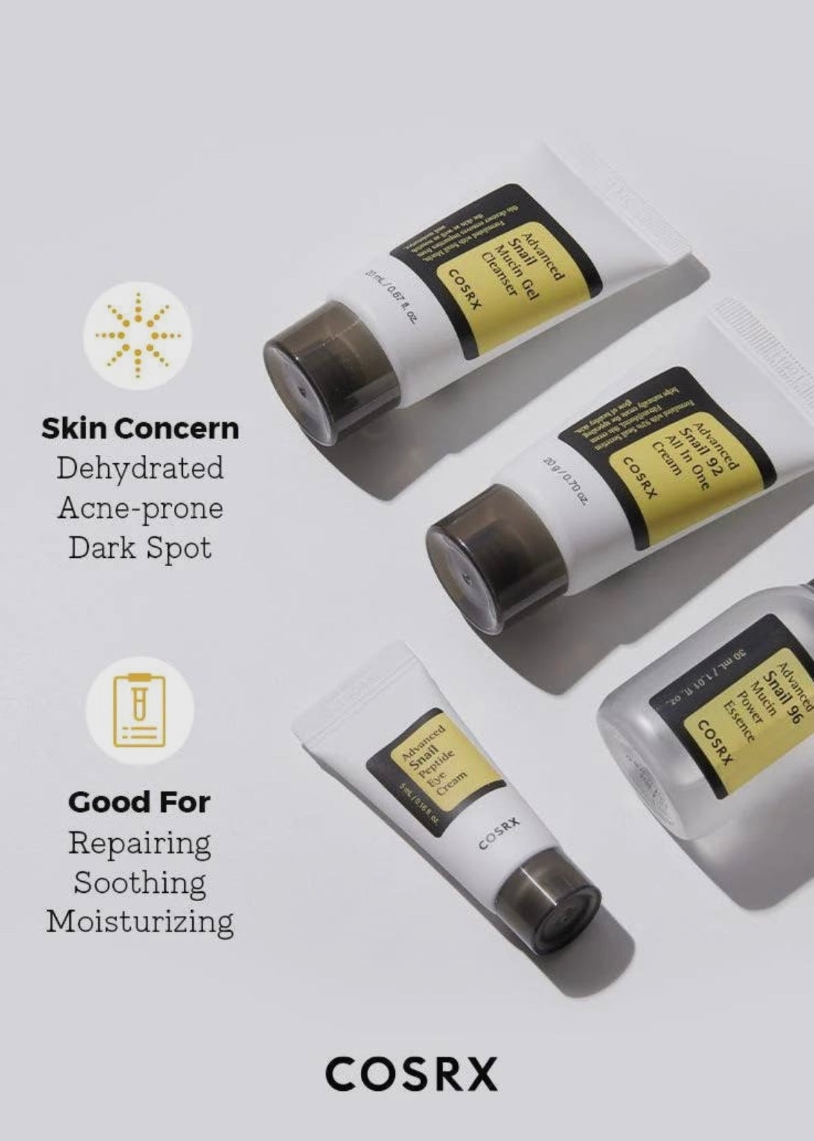 COSRX ALL ABOUT SNAIL KIT 4-step