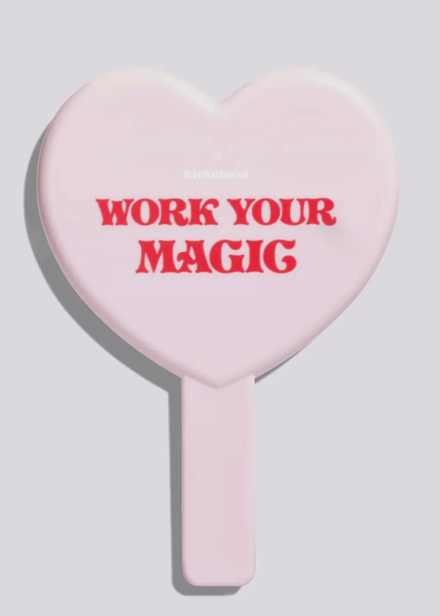 Kiramoon "Work Your Magic" Heart Mirror