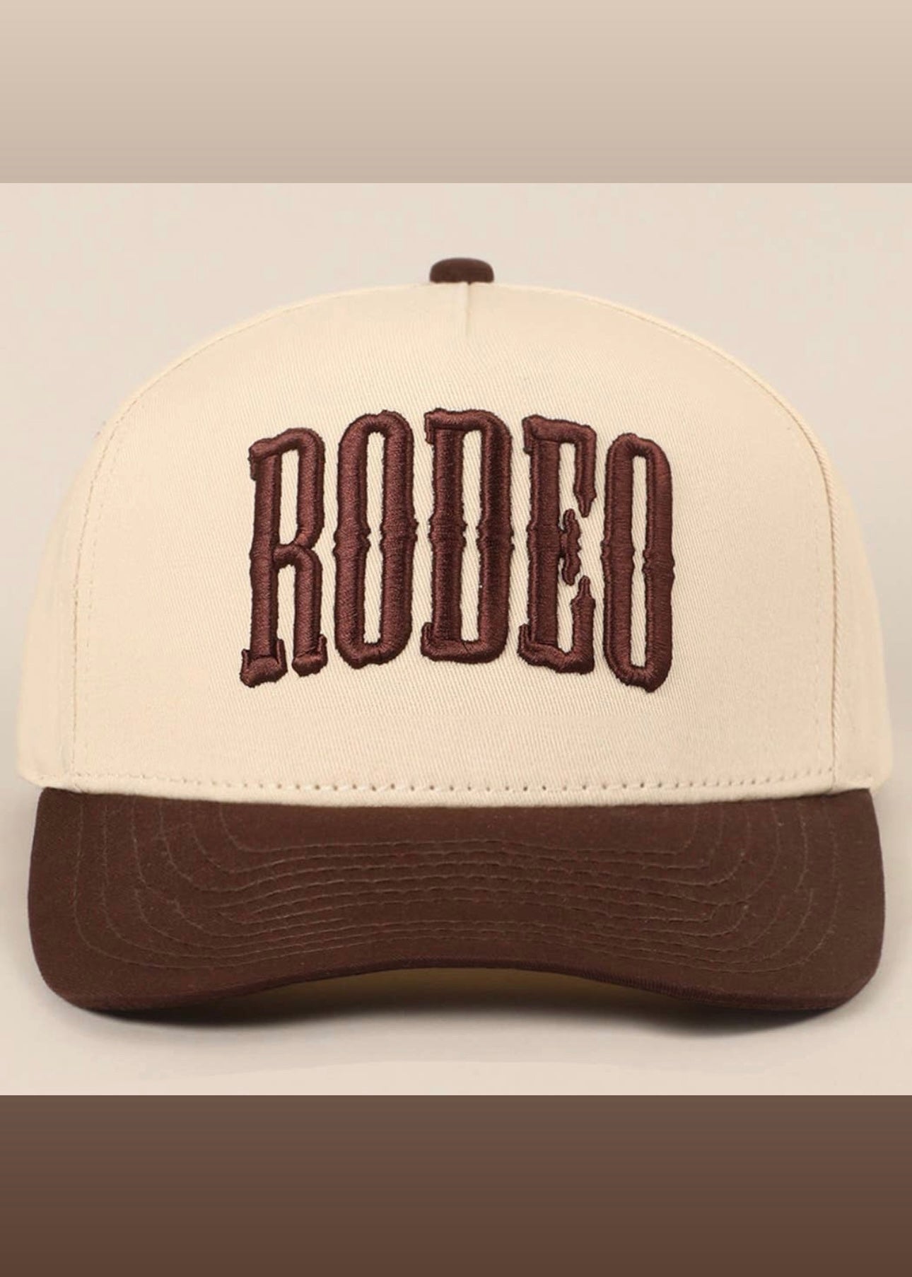 RODEO Two-Tone Embroidered Trucker Hat