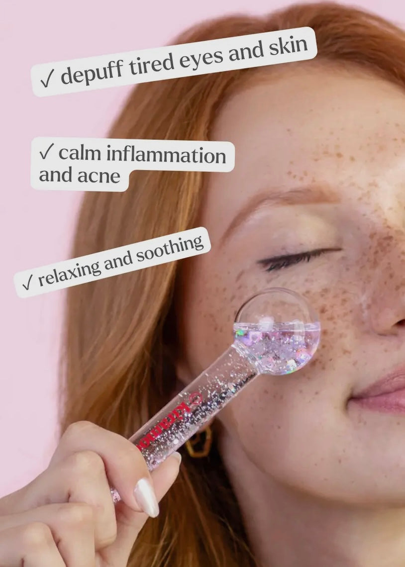 Kiramoon Moon Globes Glittery Facial Ice Rollers