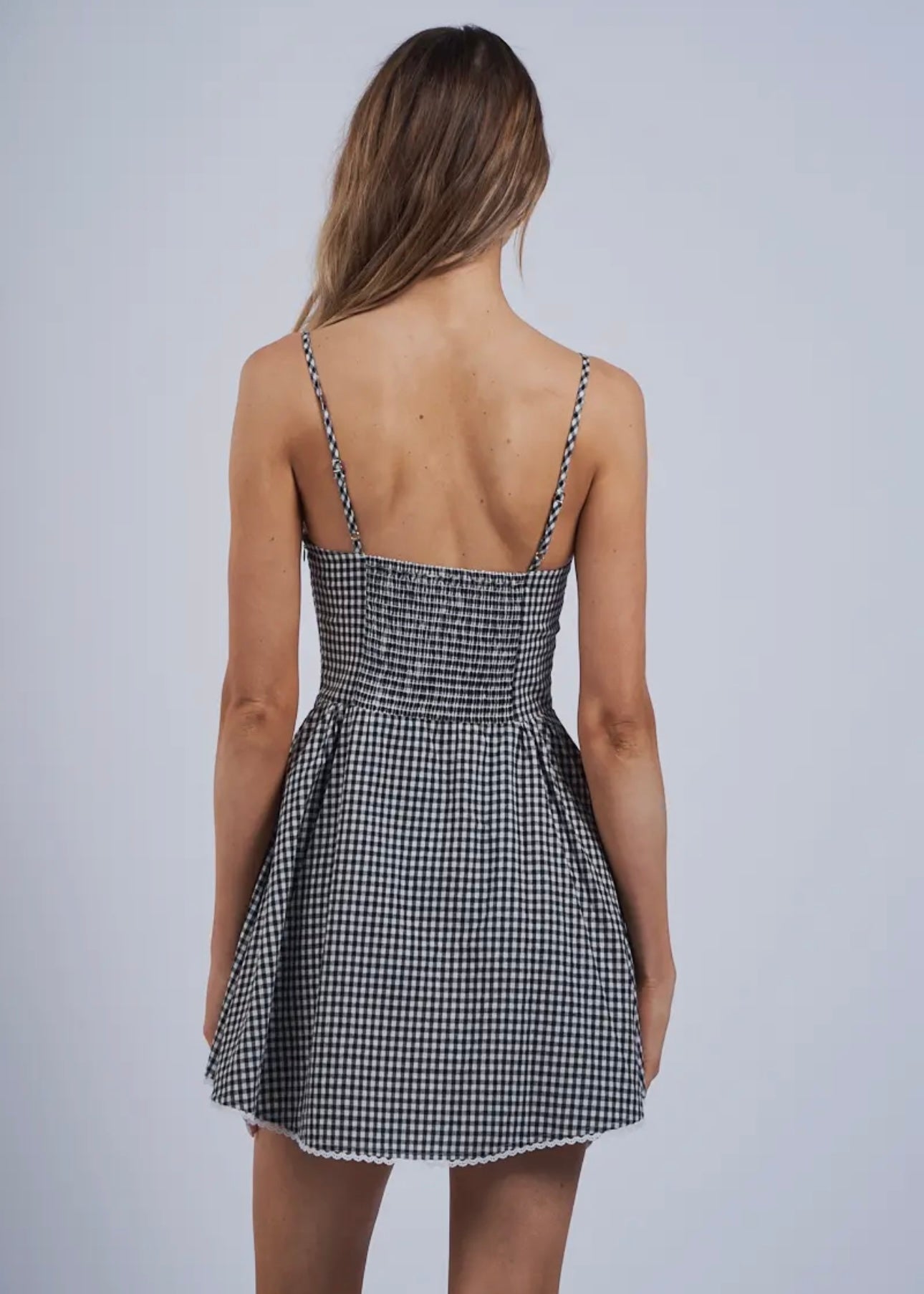 Oh My Darling Gingham Mini Dress