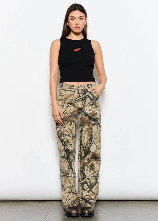 Seek Me Out Twill Camo Pants
