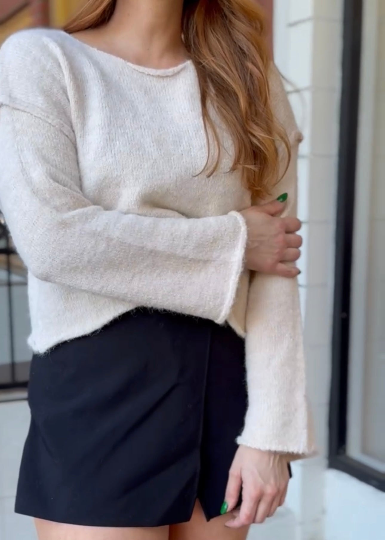 Adore You Melange Knit Sweater