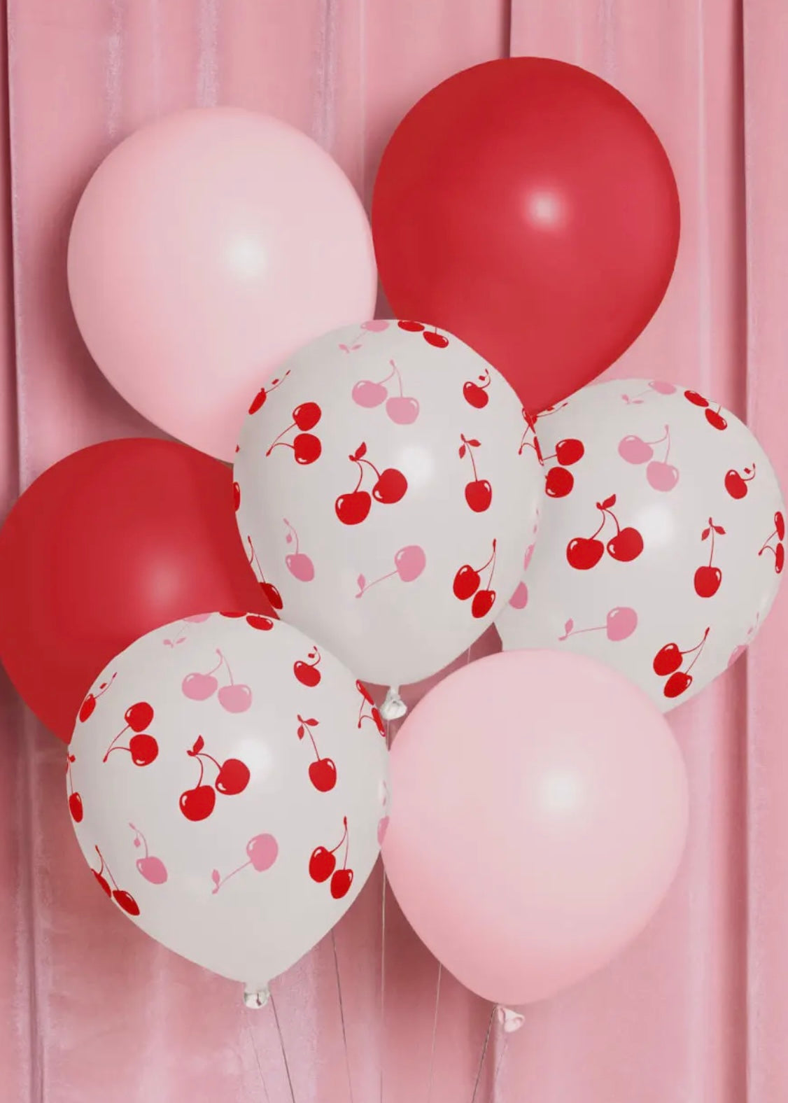 Ma Cherie Cherry Latex 12" Balloons - 24 Pack