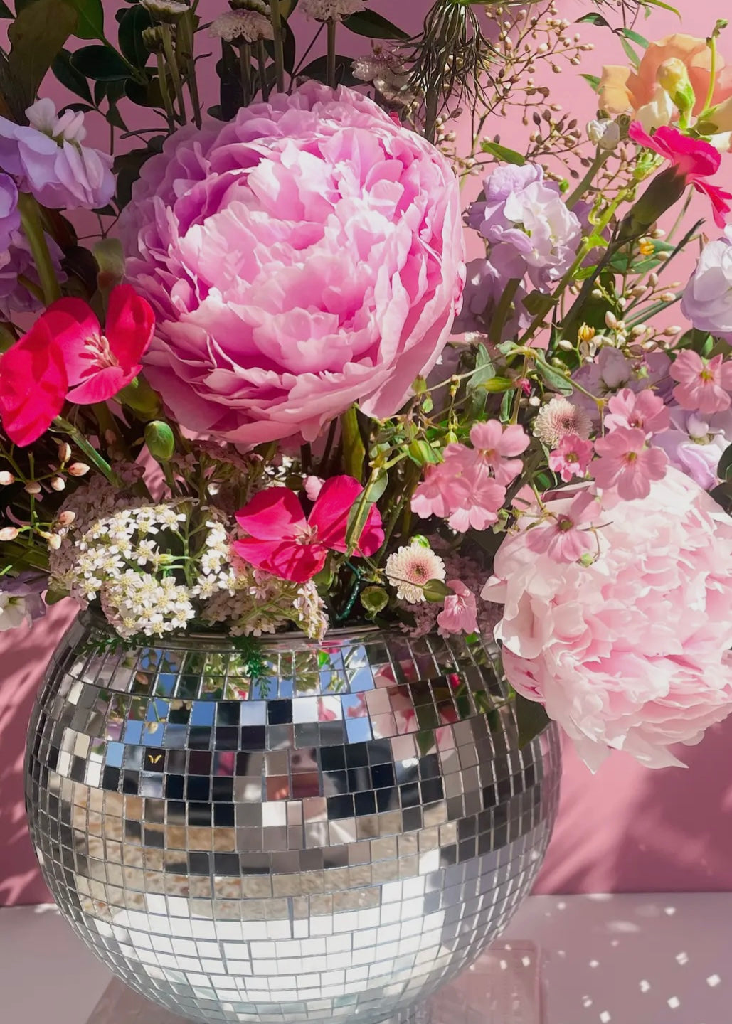 Dancing Queen 8" Disco Ball Hanging Planter