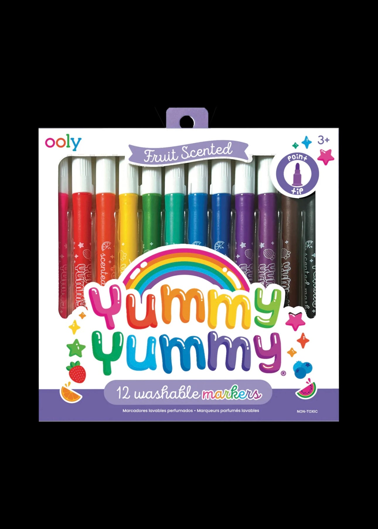 Yummy Yummy Scented Washable Markers - Set of 12