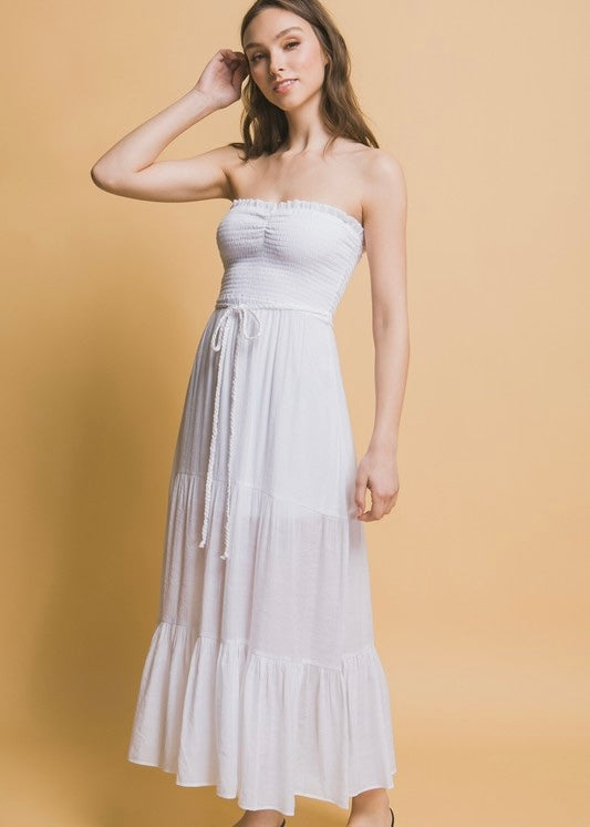 Dreamy Elegance Tiered Maxi Dress