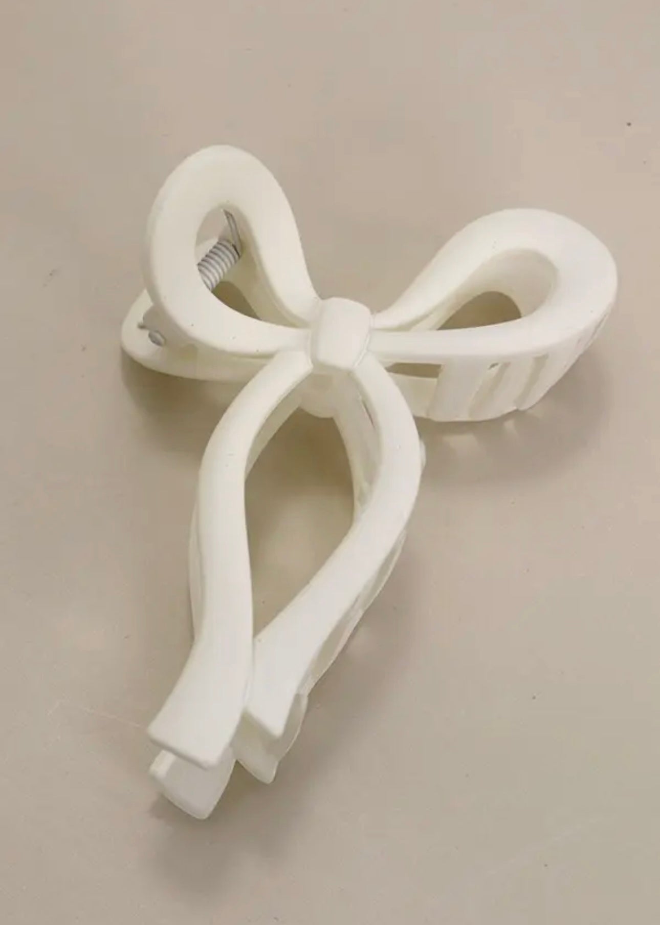 Matte Bow Claw Clips