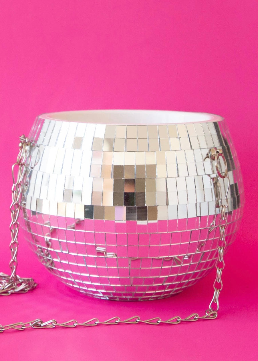 Dancing Queen 8" Disco Ball Hanging Planter