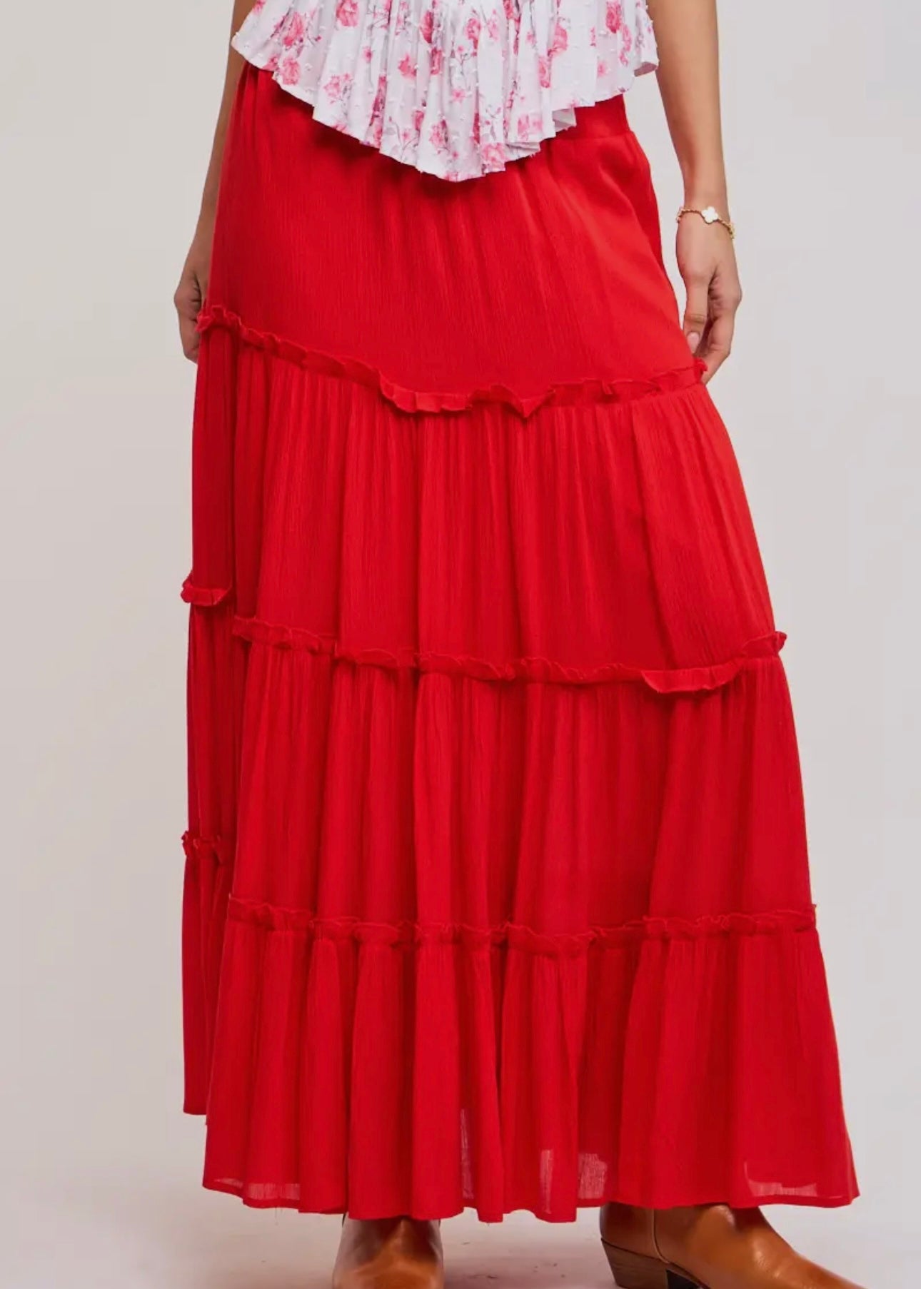 Cherry Blossom Maxi Skirt