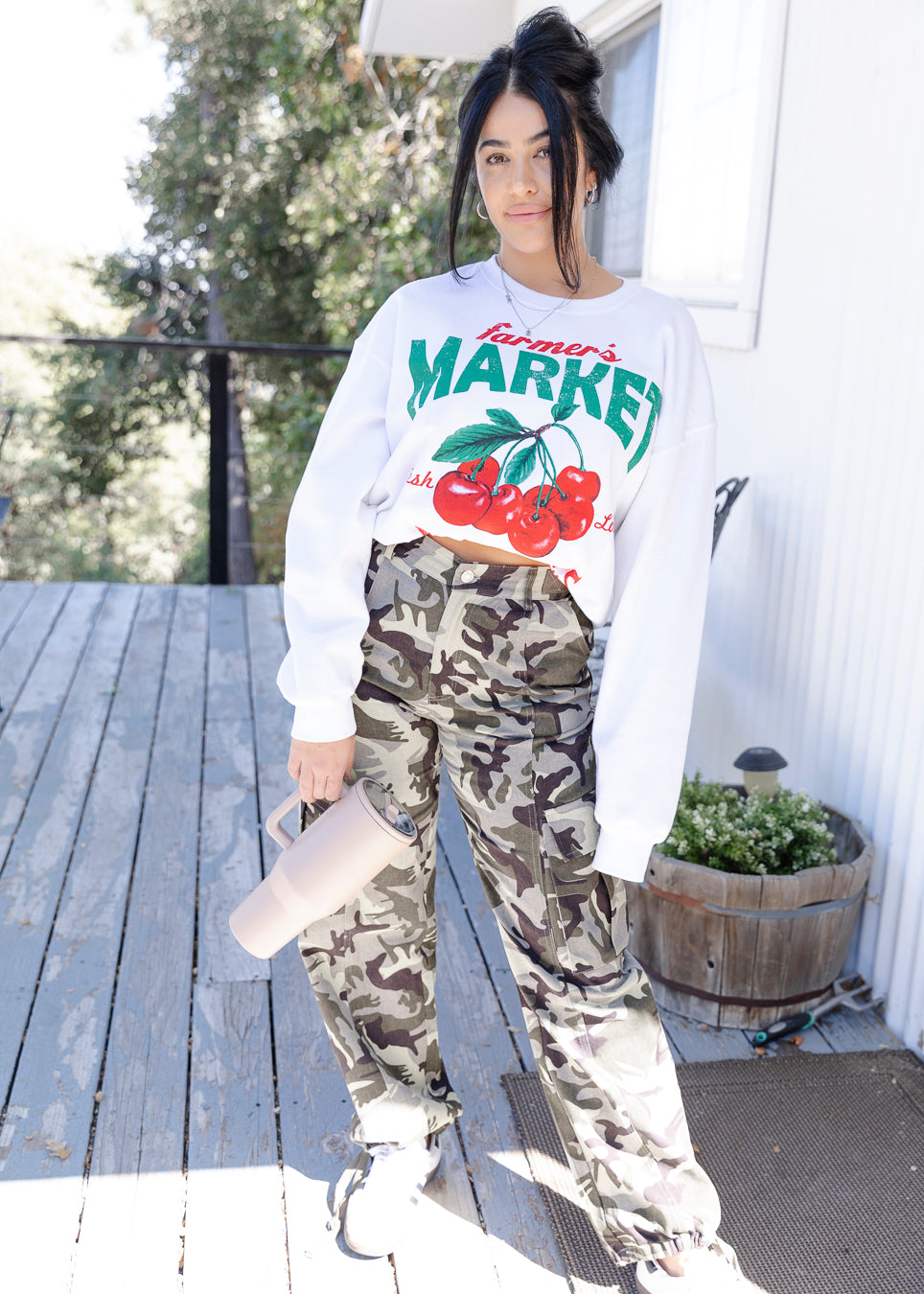 Farmer's Market Cherries Sweatshirt