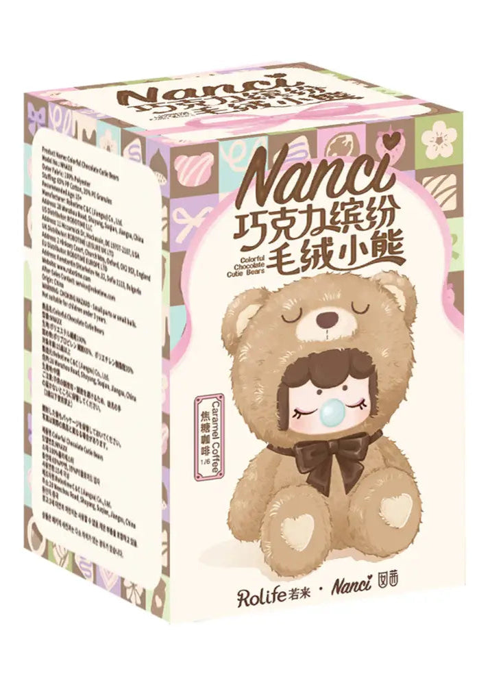 Nanci Shining Bear Plush Blind Box – Pastel Kawaii Collectible Doll by Rolife