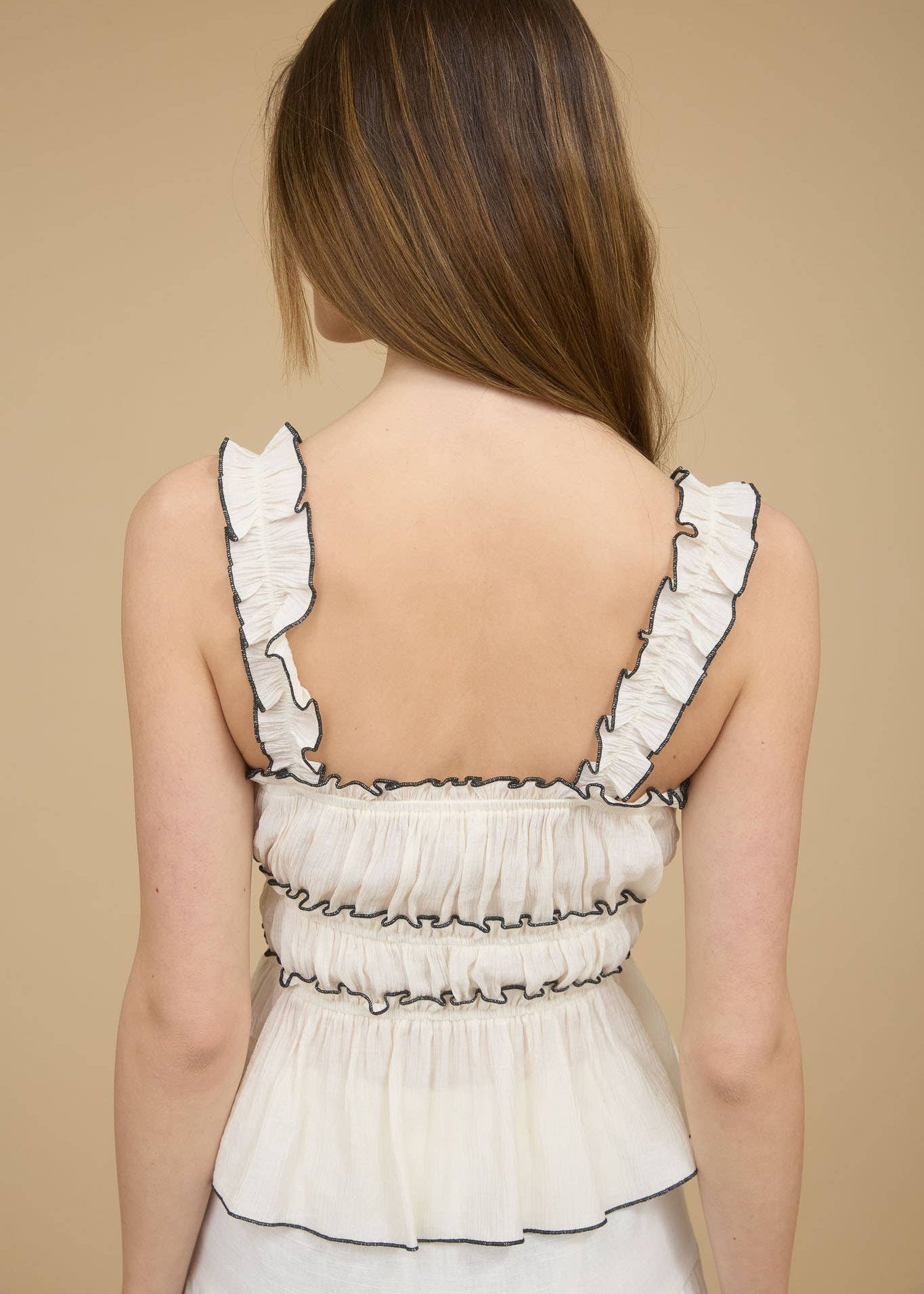 Dainty Desire Ruched Top