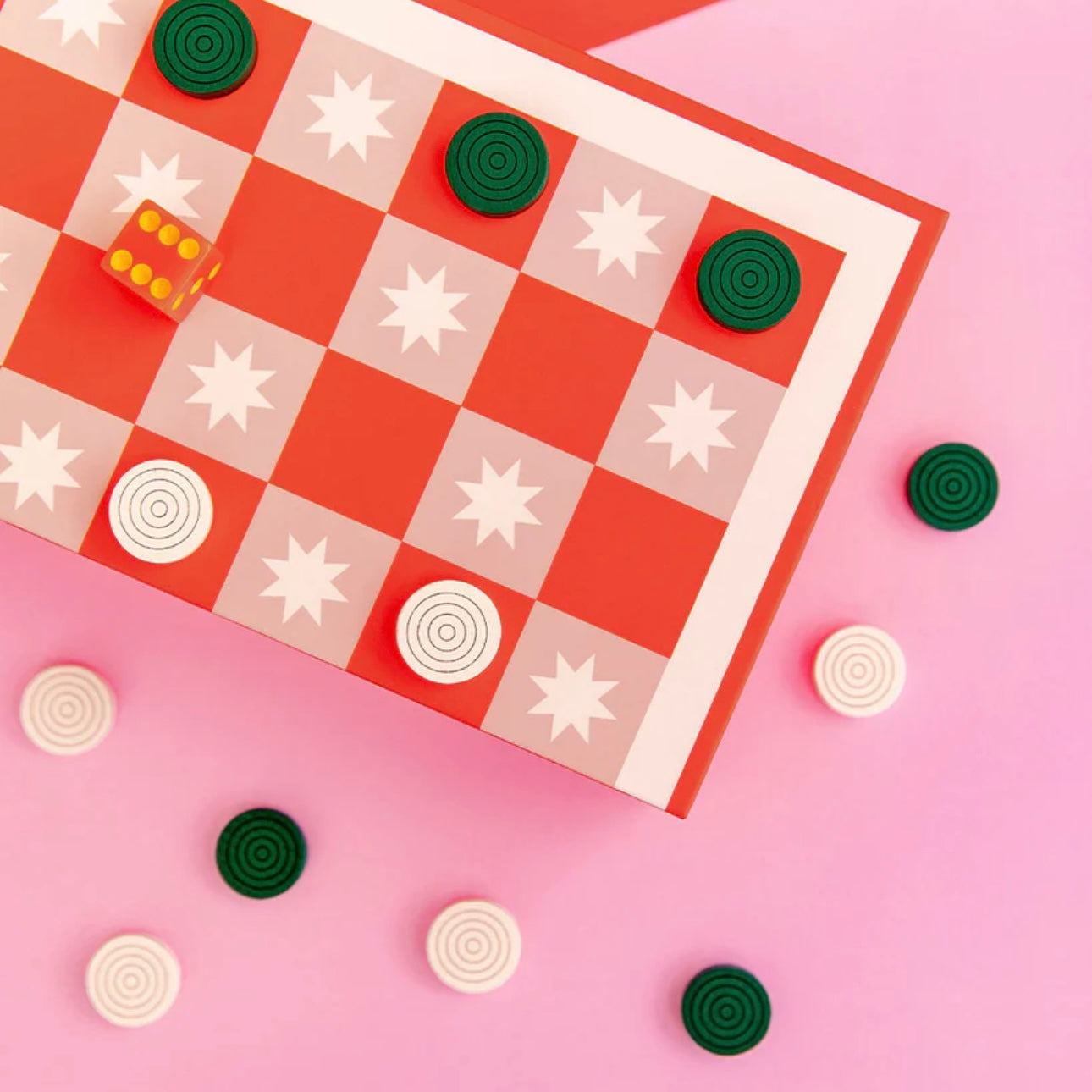 Game Night! 2-in-1 Checkers & Backgammon Board