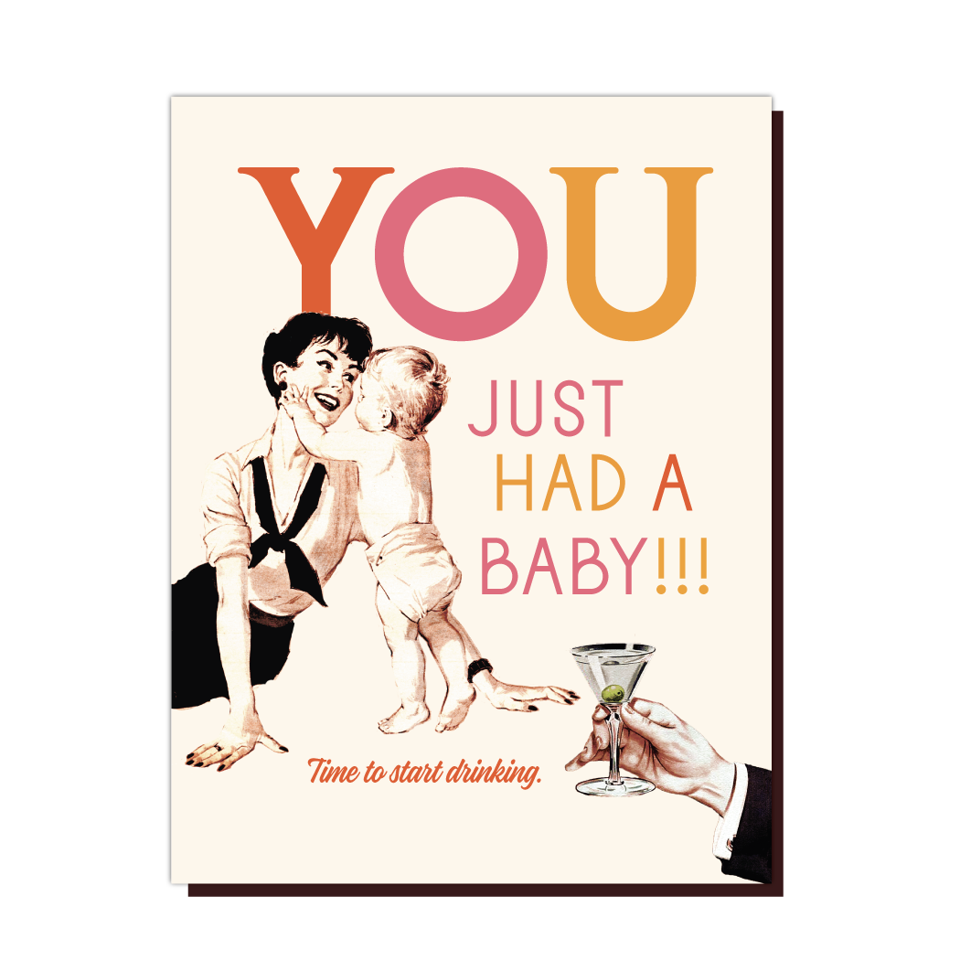 Just Had A Baby Greeting Card